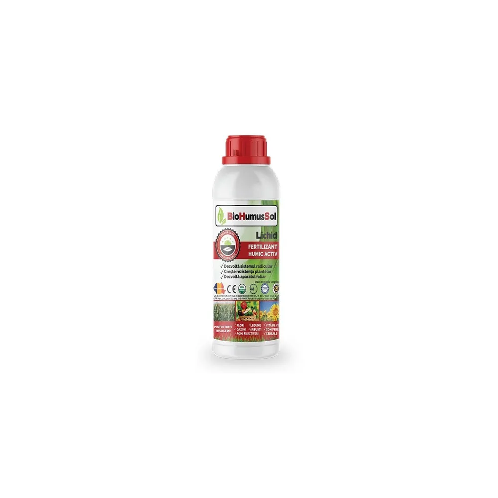 Ingrasamant Organic BIOHUMUSSOL 1L Ingrasamant Organic BIOHUMUSSOL 1L