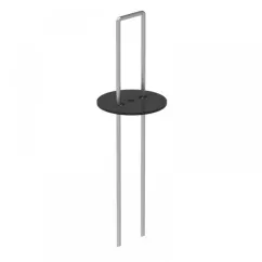 Cuie din otel 2.5mm pentru fixare agrotextil si alte folii cu rozeta din plastic 10cm lungime x 4cm latime
