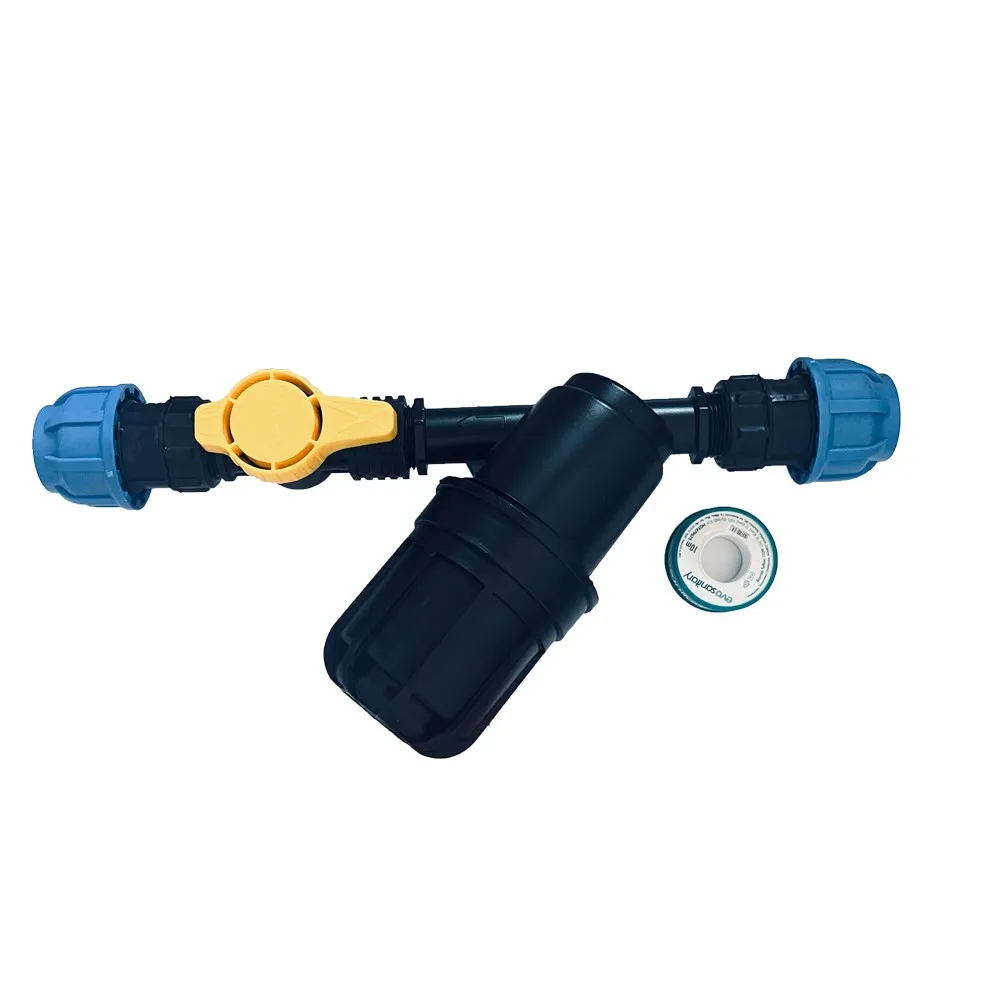 Filtru sita Agronomat 1'' cu racorduri, robinet si banda teflon, pe...
