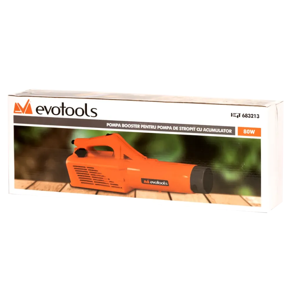 Pompa Booster 80W pentru Pompa de Stropit cu Acumulator Evotools