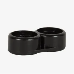 DOP PENTRU TUB 16MM NEGRU CU INELE